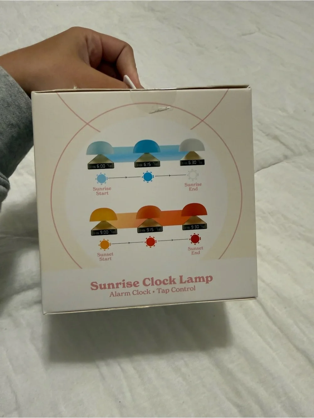 Sunrise Clock Lamp - Warm White Alarm Clock Lamp